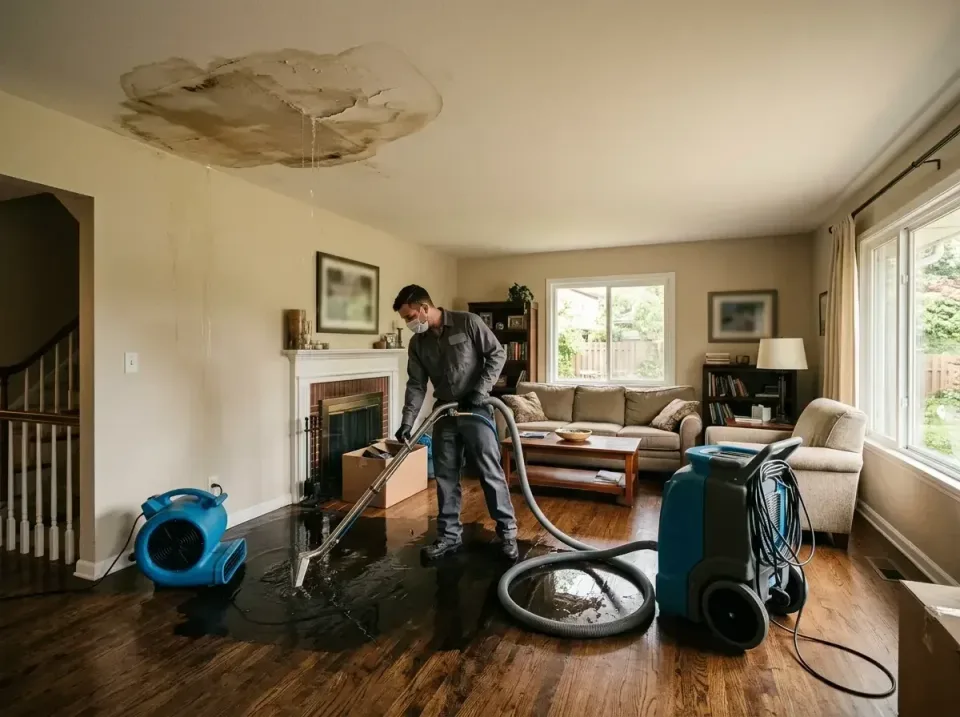attic-pipe-burst-ceiling-drip-008 — frequently asked questions, Water Damage Restoration & Carpet Care in Madison Park, NJ